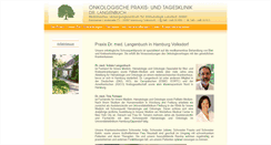 Desktop Screenshot of onkologie-volksdorf.de
